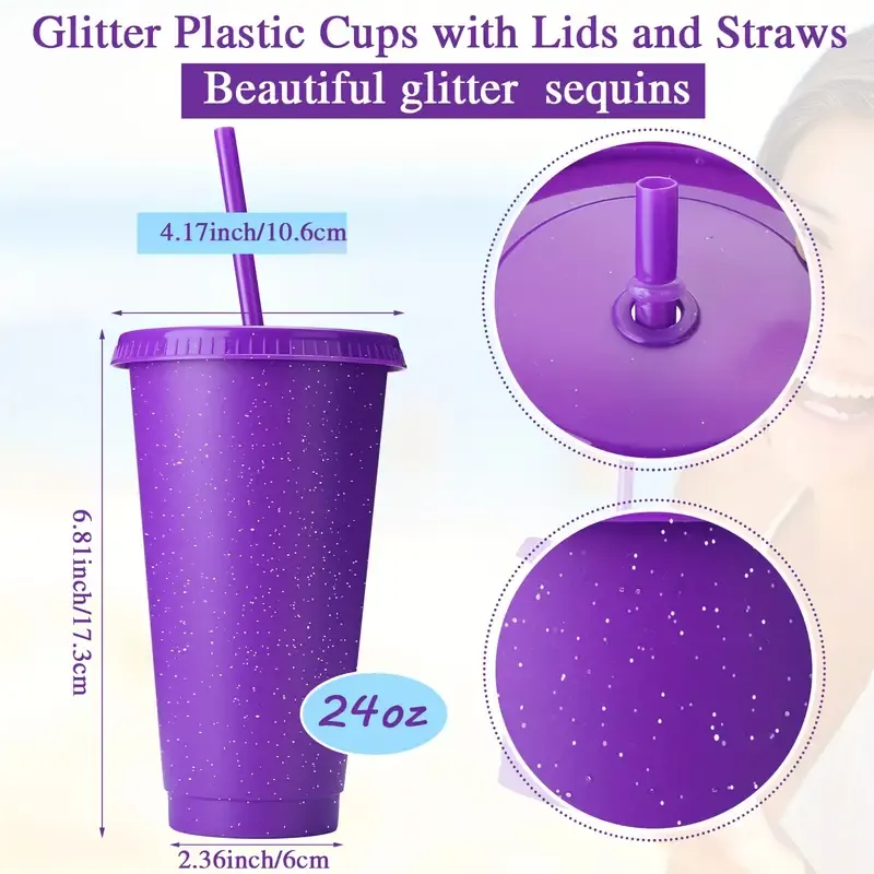 Vibrant Glitter Reusable Party
