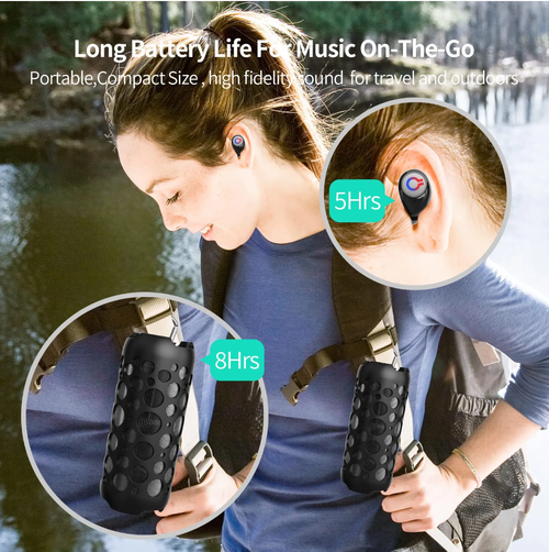 🔥CLEARANCE SALE🔥  Portable 2 In 1 Speaker And Headphone