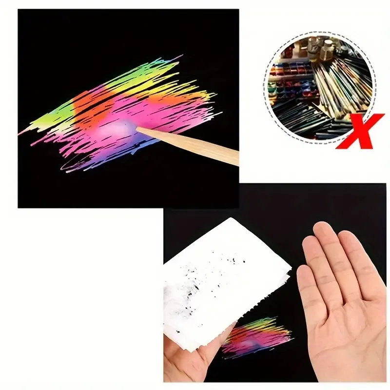 Rainbow Scratch Art Paper