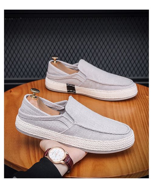 Men's slip-on casual canvas shoes