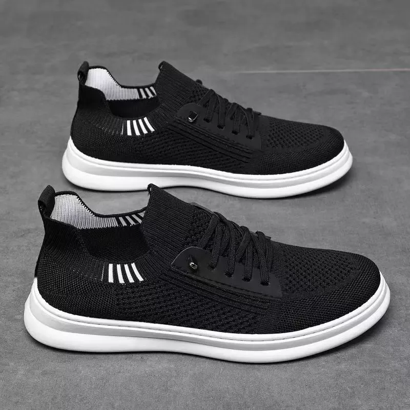 New Men's Flying Weave Mesh Breathable Sports Shoes Casual Shoes