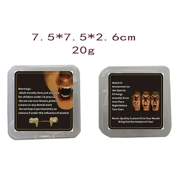 Retractable Halloween Vampire Fangs