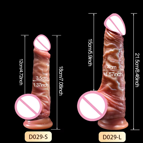 😍😍😍Realistic Dildos for Women Skin Sliding Foreskin Testicles Dildo Anal Vaginal Stimulation Strapon Big Penis Sex Toys for Woman