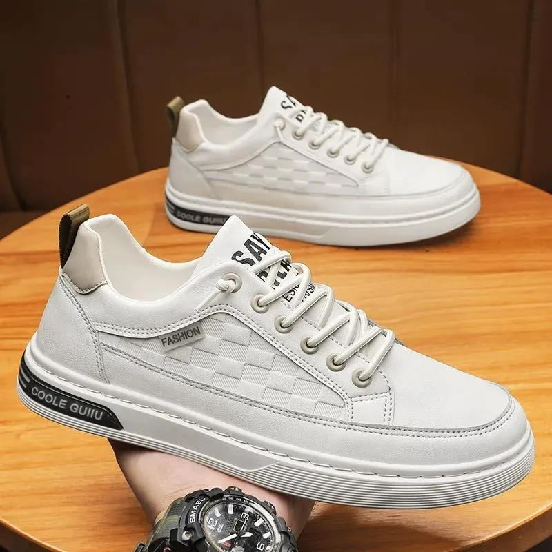 Men's summer waterproof non-slip casual leather shoes men's sneakers