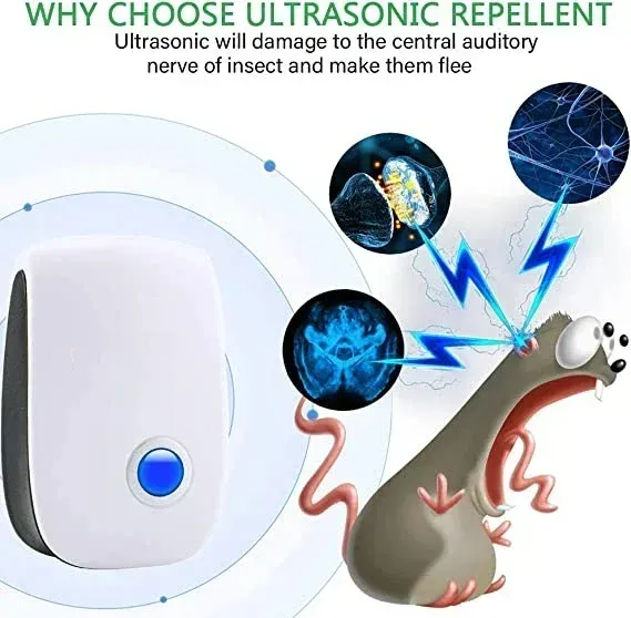 🔥2024 Upgrated Pest Control Ultrasonic Repellent
