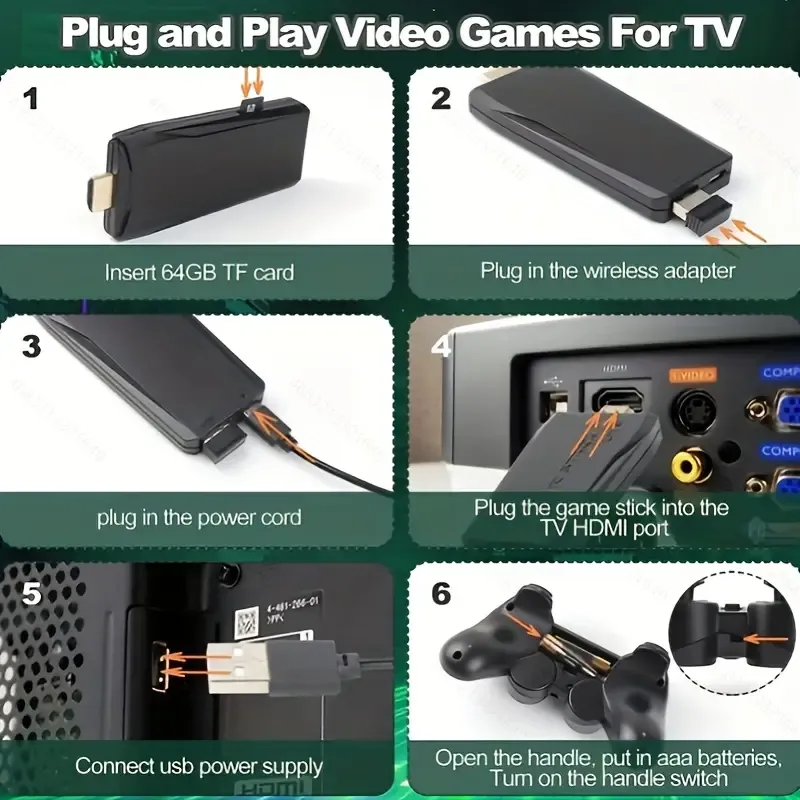 M8 Classic Retro Game Stick Wireless