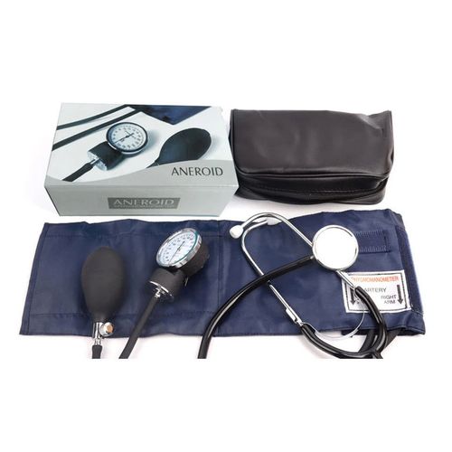 Aneroid Sphygmomanometer with Stethoscope Kit