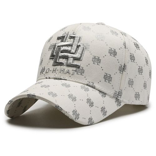 Korean version of ins baseball cap full print men and women outdoor sun protection couple cap