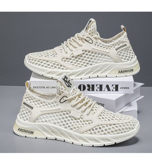Summer flying mesh thin sports shoes men