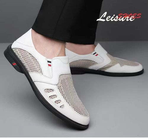 Thin, versatile mesh casual shoes that can be worn on one foot
