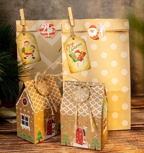 Christmas gift bag candy box