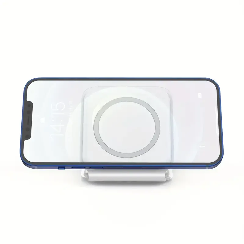 3 in 1 Wireless Charger for iPhone, Magnetic Foldable 3 in 1 Charging Station, Travel Charger for Multple Devices for iPhone 14.13.12 Series, AirPods 3.2.Pro, iWatch (Adapter Included)