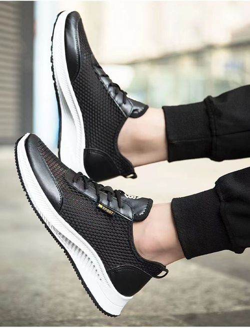 Summer hollow sports shoes mesh breathable men's casual shoes