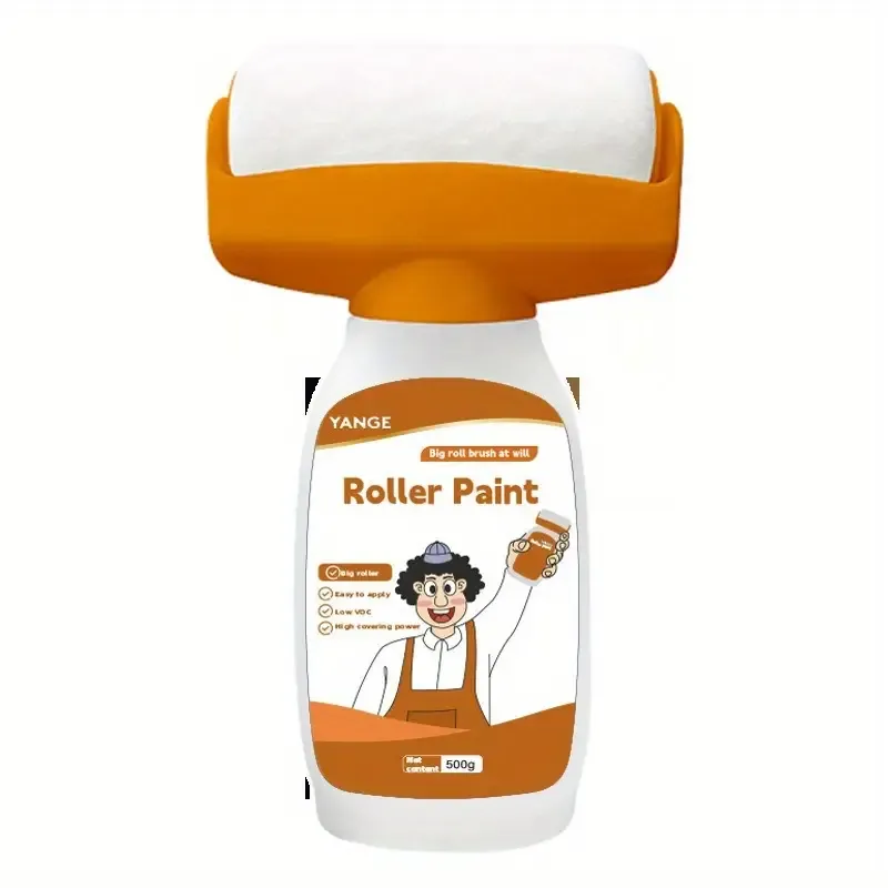 🔥🔥Hot Sale Promotion -Easy-Apply White Latex Paint Roller - Water-Based, Odorless Wall Refinish for Home Use