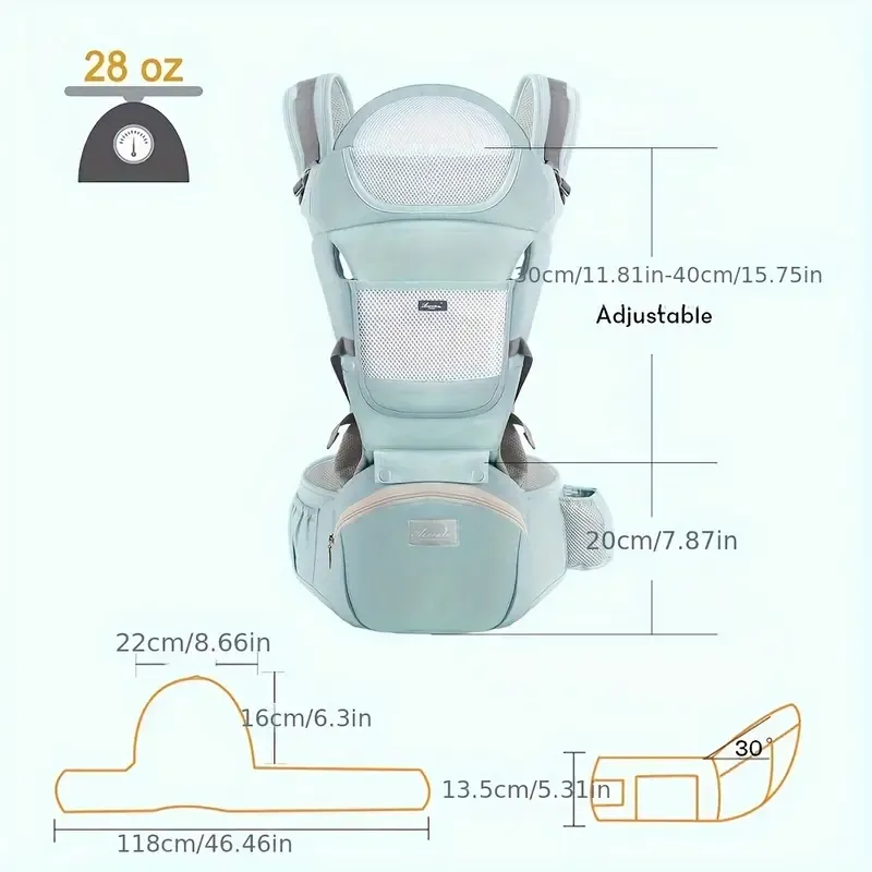 Breathable Ergonomic Baby Carrier Waist Stool