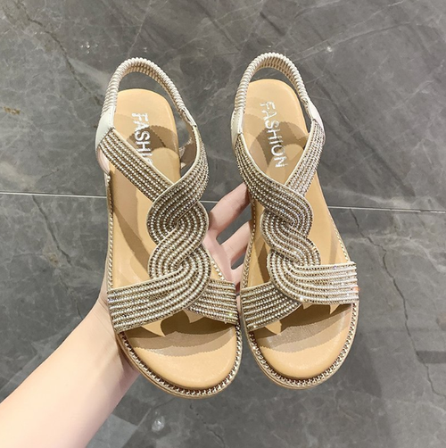 Wedge heel sandals for women summer ne