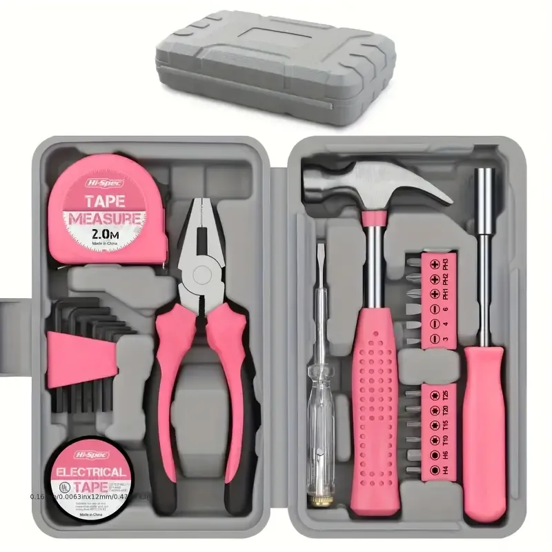 Pink Home Tool Set