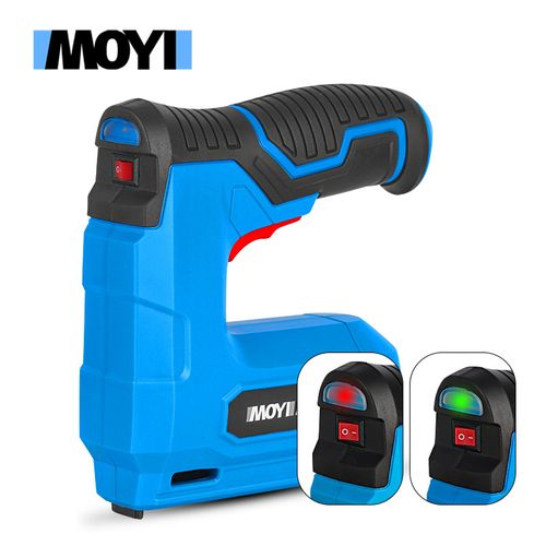 1 Set Cordless Electric Staple Gun, 2 In 1 Lithium-ion Electric Stapler, Brad Nailer Kit With Staples Nails, USB Charger, Power Tacker For Upholstery, Material Repair, Carpentry, DIY