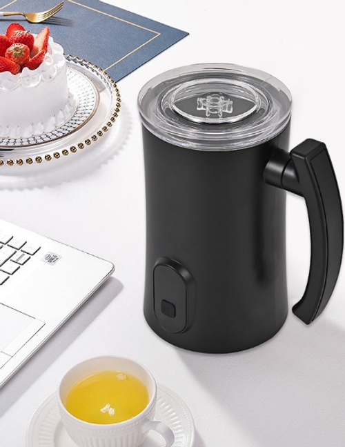 Feigu stainless steel electric hot and cold milk frothing fully automatic household milk frothing mixing cup milk frothing machine