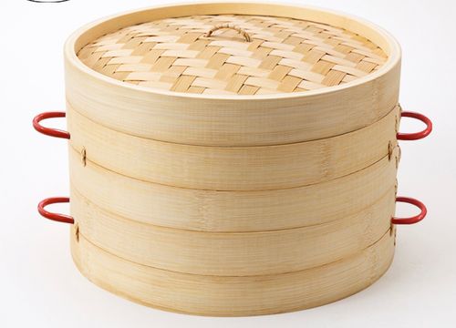 Large Bamboo Steamer Basket Set