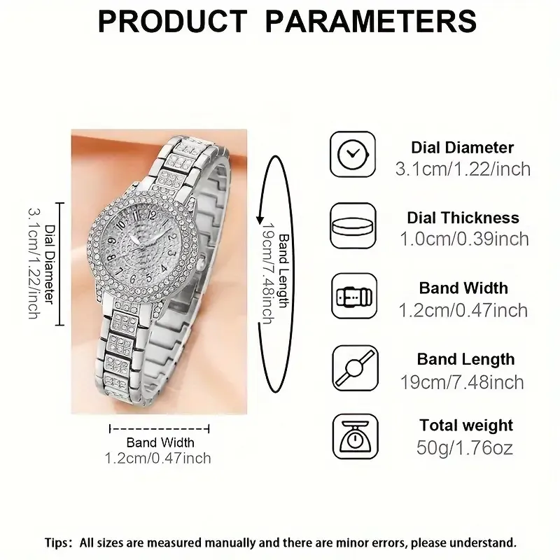 Chic Women's Quartz Watch Set