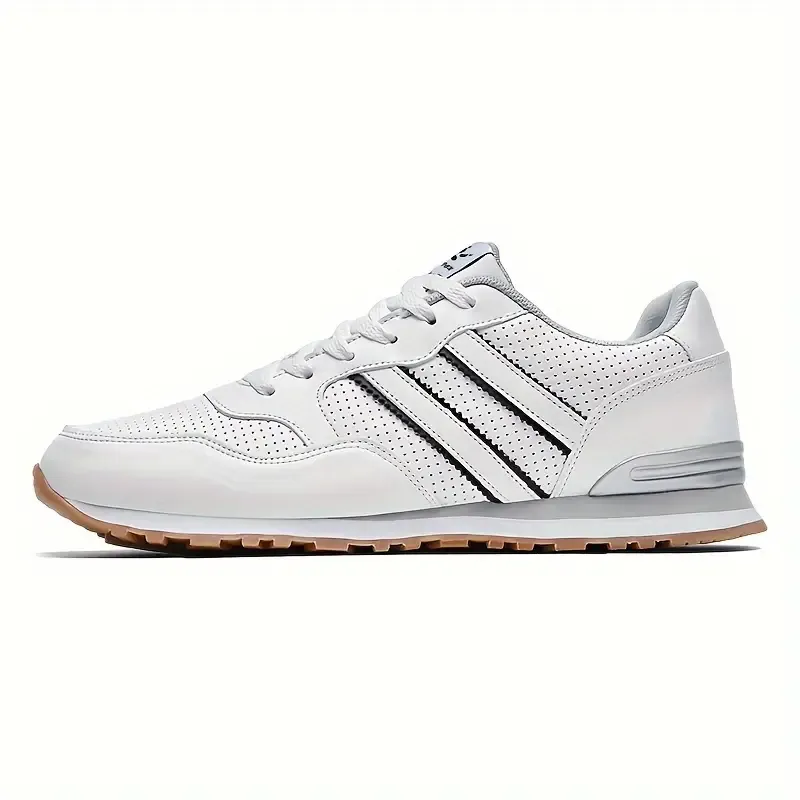 Men's Classic Sneakers Non Slip Lace Up Low Top Comfy For Outdoor Activities Walking Jogging Hiking All Seasons