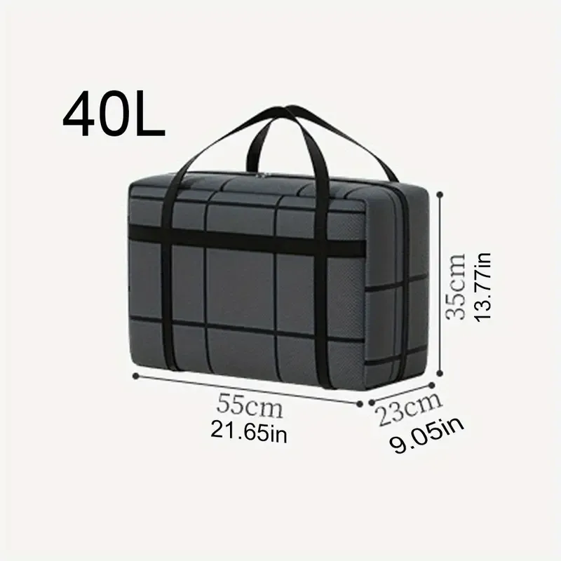 Extra-Large Waterproof Storage Bag With Zipper & Handles - Durable, Odorless Organizer For Home, Closet, And Travel - Versatile Dustproof Luggage Solution