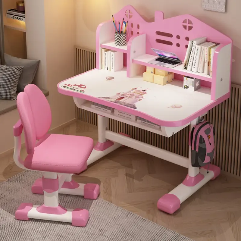 Multi Bookcase Wider Desktop Table