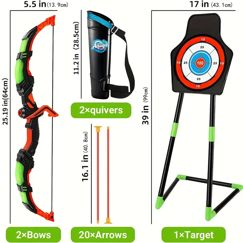 Kids Bow And Arrow Toy Set