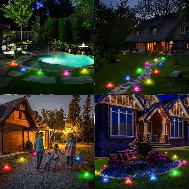 Color Changing Solar Ground Lights