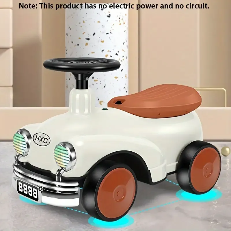 Four-Wheeled Balancing Car Retro Scooter Scooter Without Battery