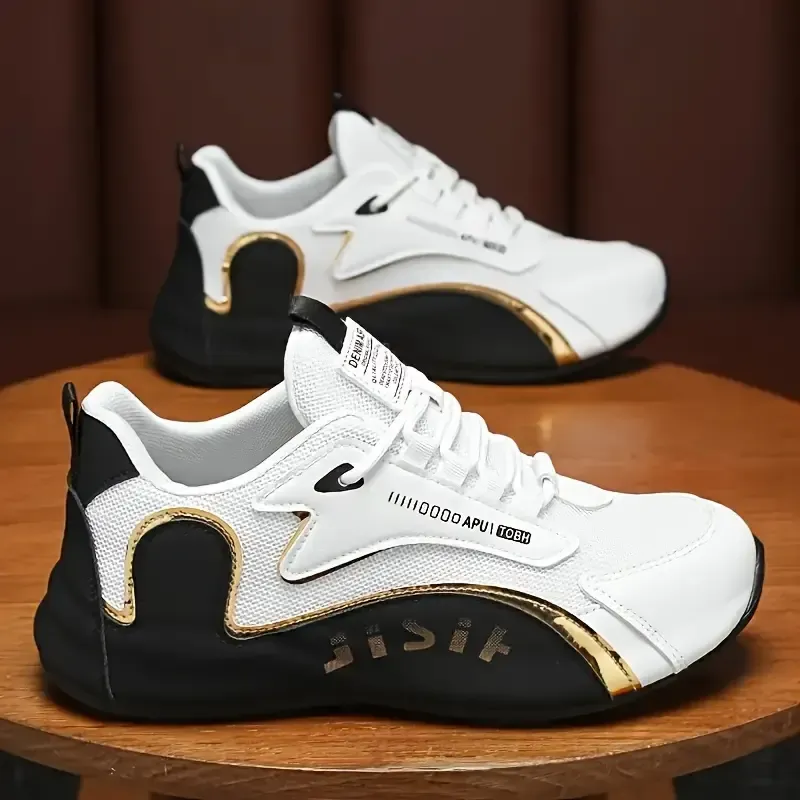 Ultra Comfy Striped Hiking Shoes for Men - Breathable