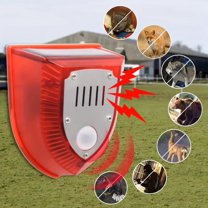 Solar Security Alarm Lights
