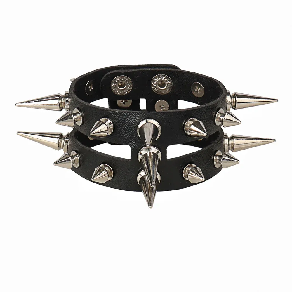 Punk Leather Bracelet