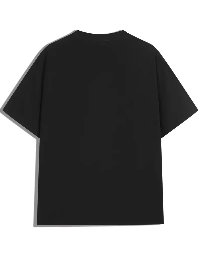 Y2K-Inspired Men's Cotton T-Shirt - Vintage Punk Style with Hip Hop Graphic, Crew Neck, Short Sleeve Casual Fashion Top