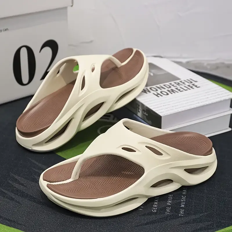 Universal Casual EVA Sport Sandals & Slides for Men - Summer Breathable Lightweight Non-Slip Open Toe Slippers for Daily & Casual Use