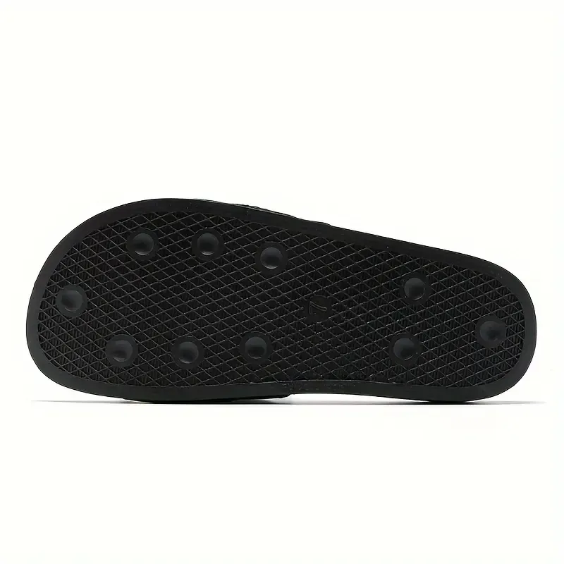 Letter Print Slides, Casual Open Toe Soft Sole Shoes