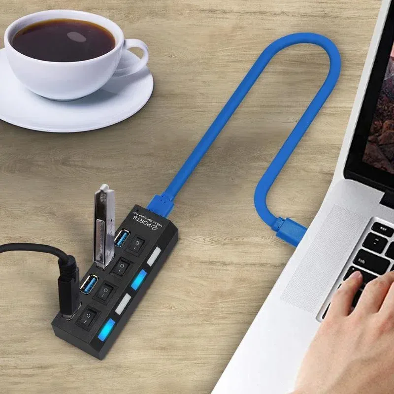 🔥High speed USB hub with multiple ports