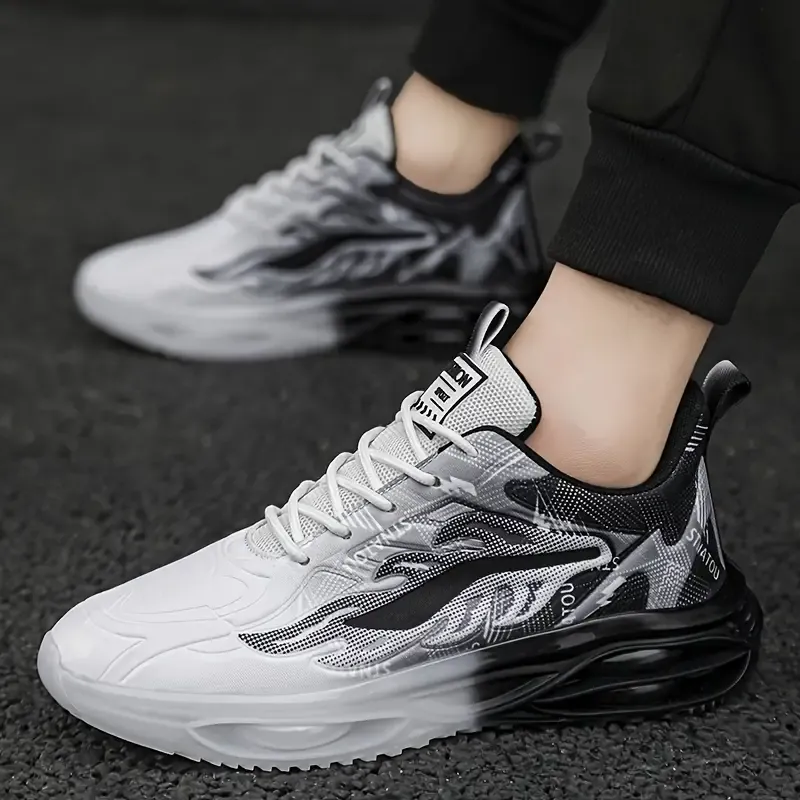 Trendy Gradient Color Low Top Comfy Running Shoes