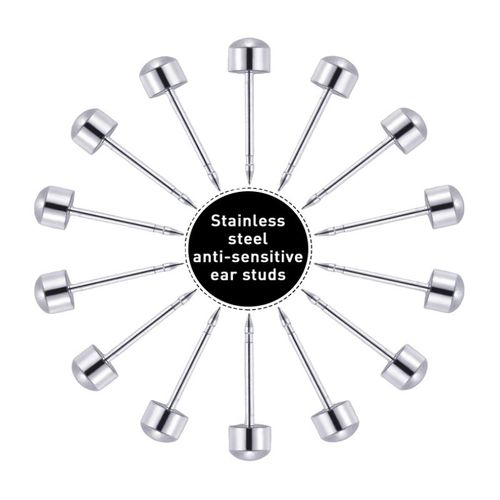 Professional Ear Piercing Kit with Steel Studs - Safe & Easy Body Piercing Tool for Ears, Nose, and Belly
