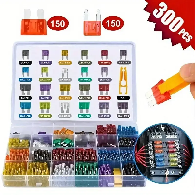Car Blade Fuse Assortment Kit