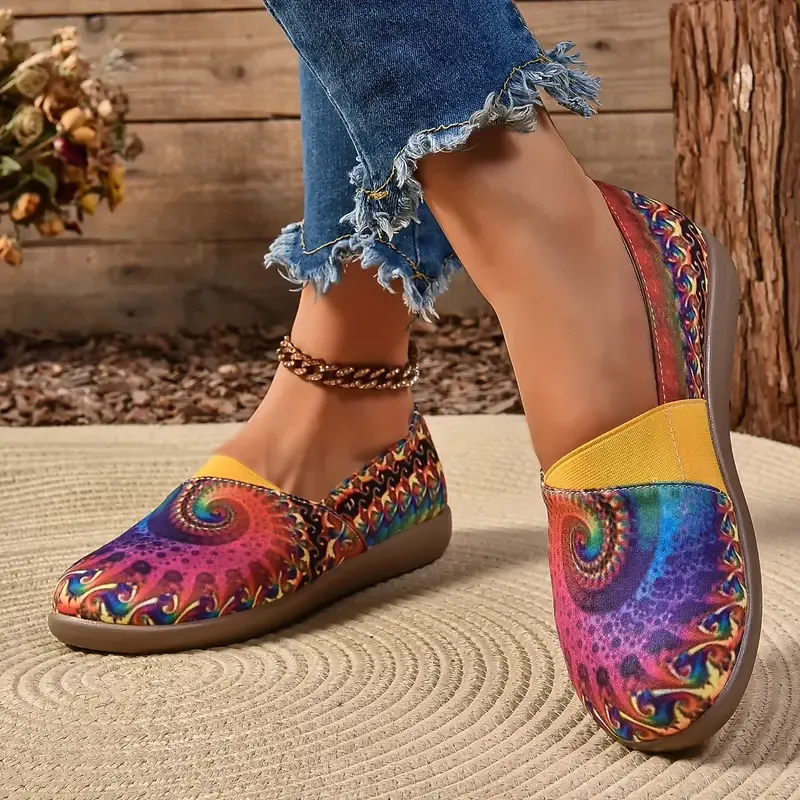 Women's Color Star Flats