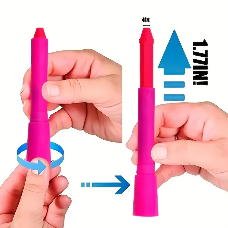 Glow Blacklight Face Paint Crayon Kit