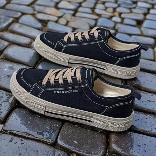 Summer men's shoes are versatile and casual black and brown sports shoes