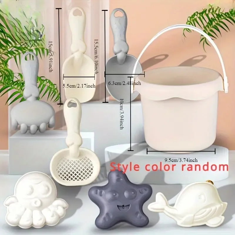 1 Set Of Fun Beach Toys outdoor Water And Sand Digging Tools holiday Gifts Interaction Beach Toys