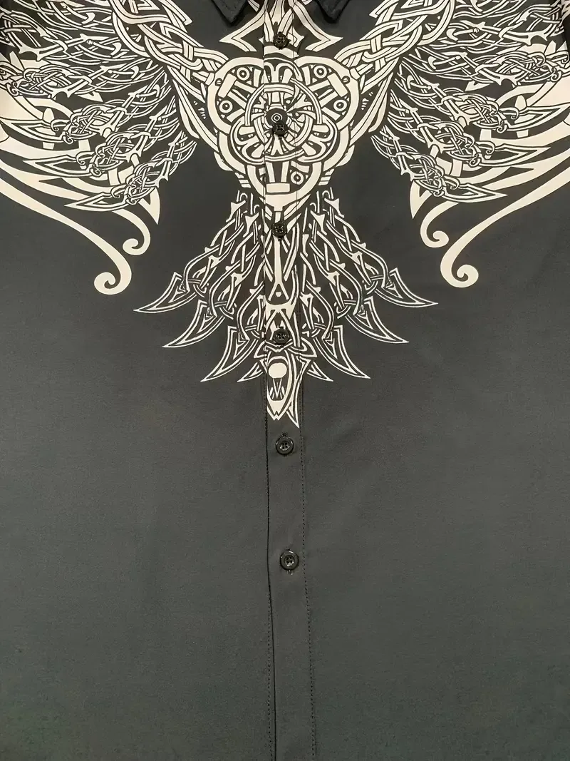 Plus Size Mens Fashion Casual Shirt