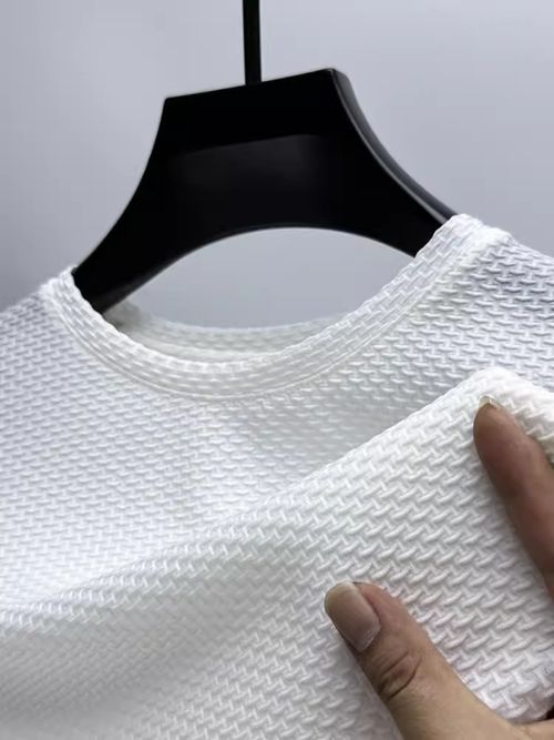 Summer ice silk thin short-sleeved T-shirt