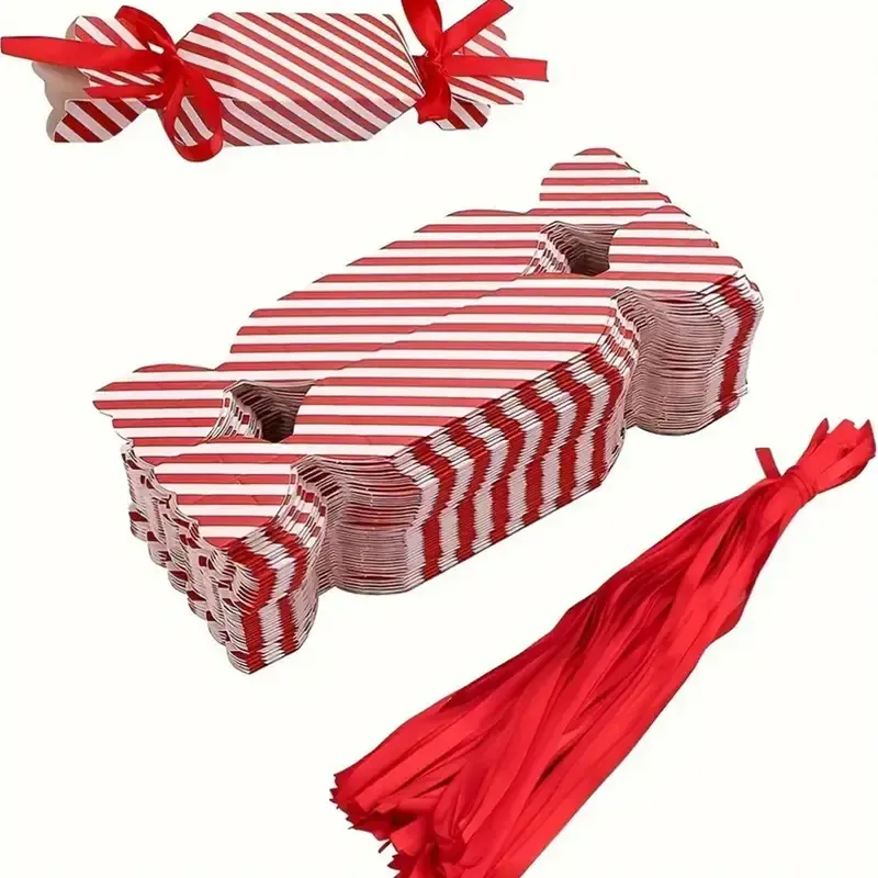 Red Striped Gift Boxes