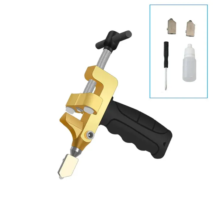 2-in-1 tile and glass cutter