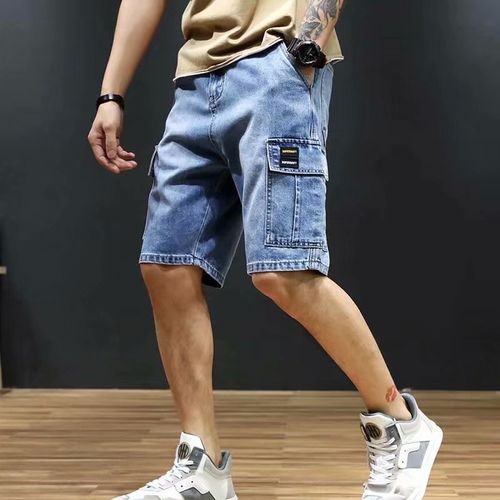 🔥2025 HOT SALE -50%🔥Denim shorts, men's loose capri pants